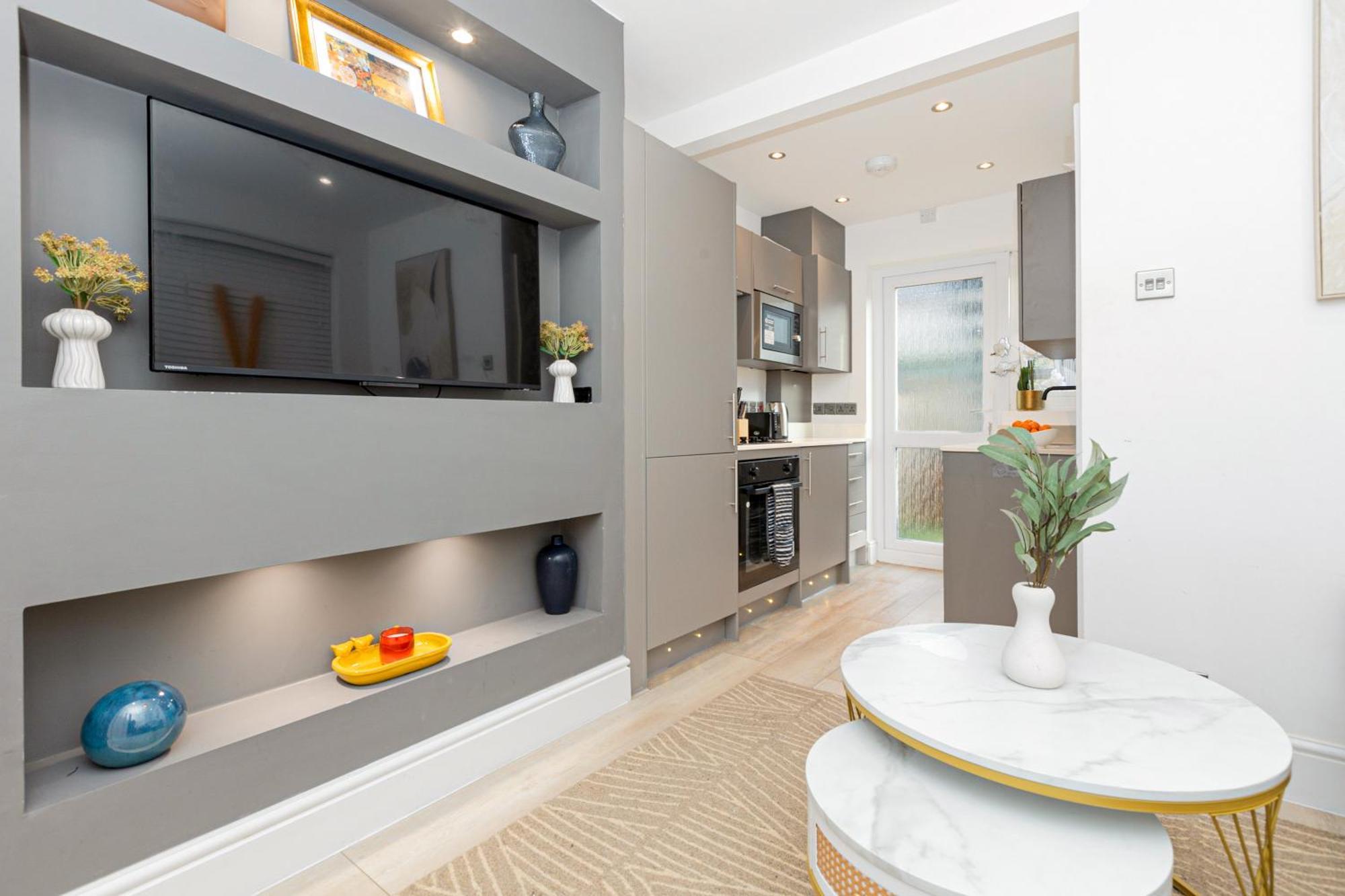 Appartamento Classy 2br Btw Wimbledon & Streatham, 10 Min Tube *